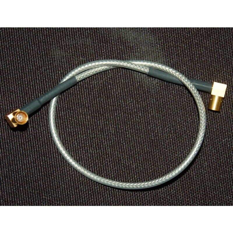 SMB Right Angle Cable - High End with Gold Connectors - 13 inch