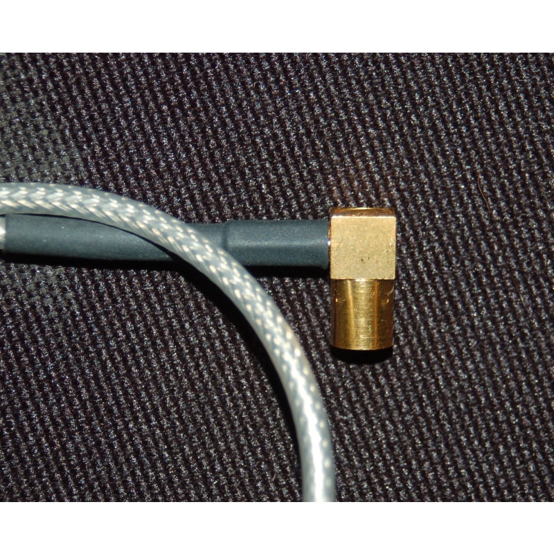 SMB Right Angle Cable - High End with Gold Connectors - 13 inch