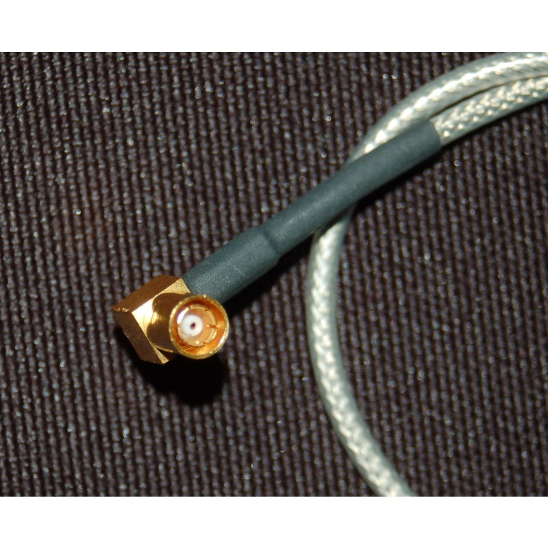 SMB Right Angle Cable - High End with Gold Connectors - 13 inch