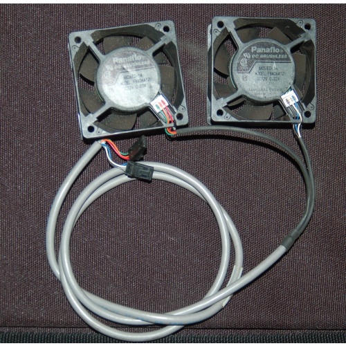 Pair Panaflo Matsushita FBA06A12H DC Brushless 3-Pin Case Fan 60mm DC12V 0.22A