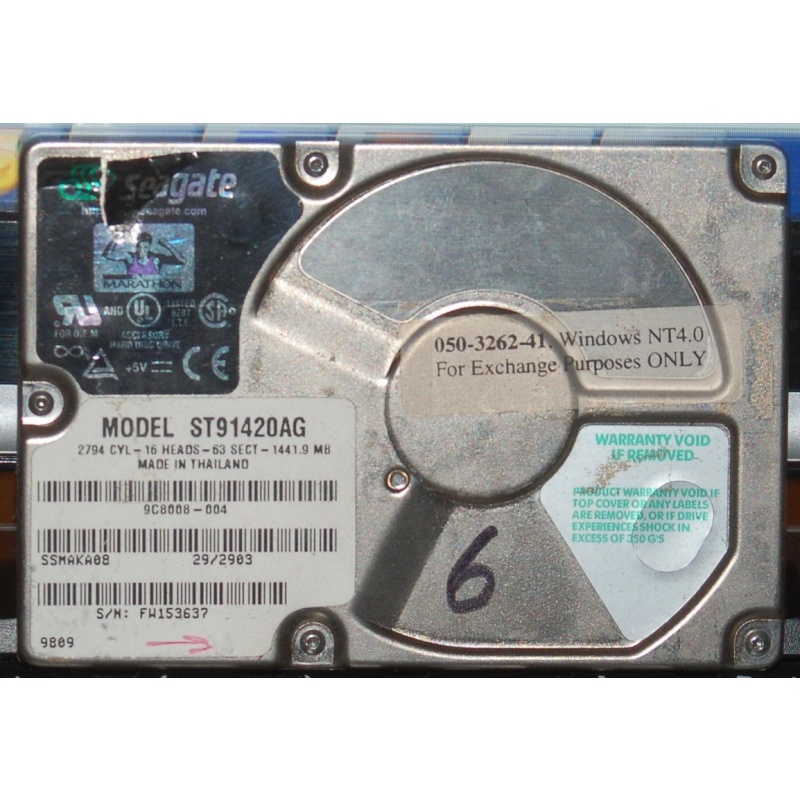 Tektronix Profile PDR200 System Drive 050-3262-41 Seagate ST91420AG PDR200-006