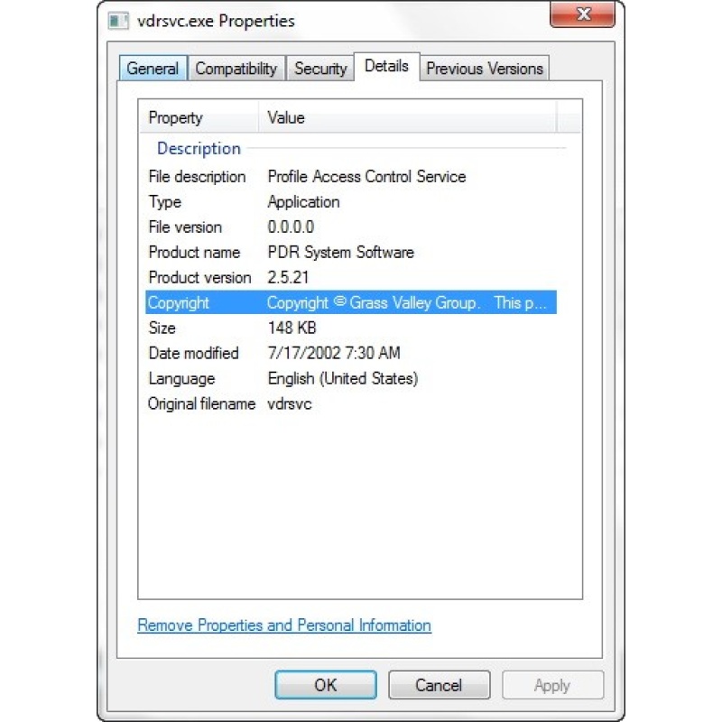 Tektronix Profile PDR200 System Drive 050-3262-41 Seagate ST9840AG PDR200-010