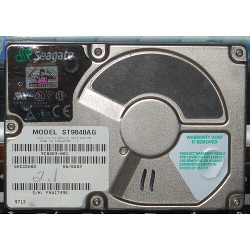 Tektronix Profile PDR200 System Drive 050-3262-41 Seagate ST9840AG PDR200-011