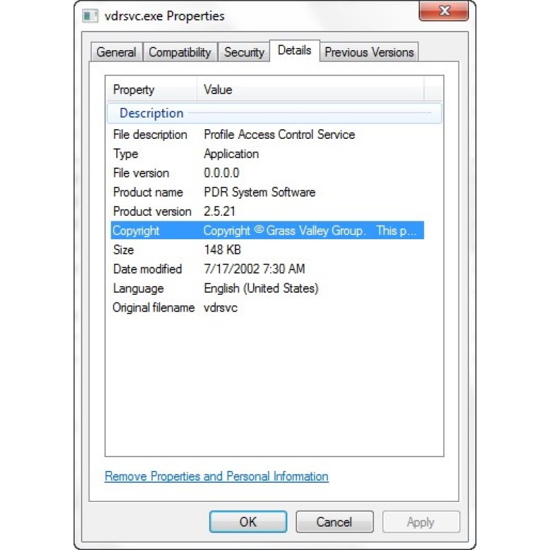 Tektronix Profile PDR200 System Drive 050-3262-41 Seagate ST9840AG PDR200-016