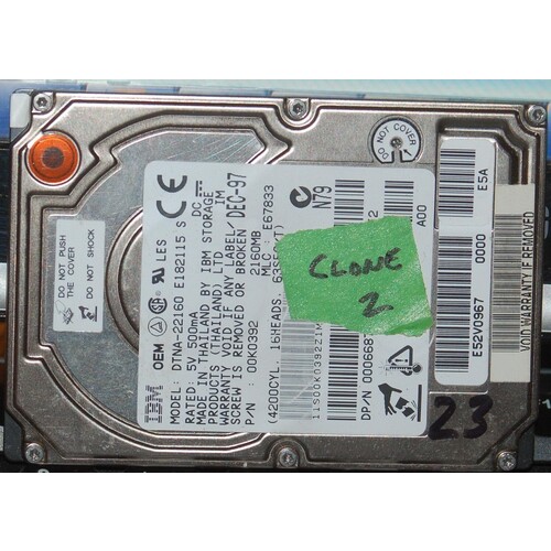 Tektronix Profile PDR200 System Drive 050-3262-41 IBM DTNA-22160 PDR200-023