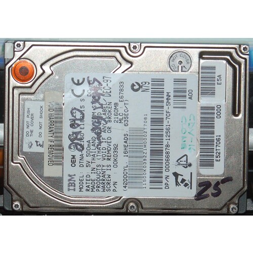 Tektronix Profile PDR200 System Drive 050-3262-41 IBM DTNA-22160 PDR200-025