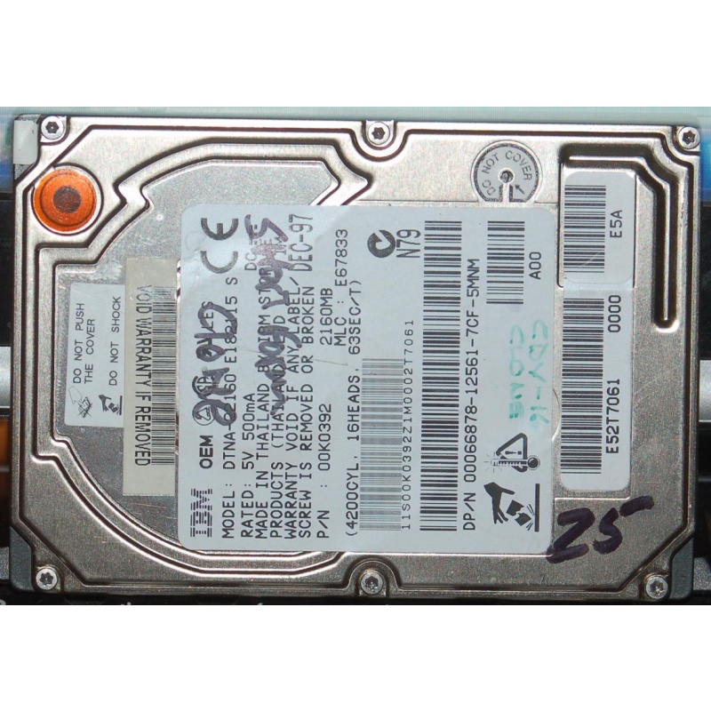 Tektronix Profile PDR200 System Drive 050-3262-41 IBM DTNA-22160 PDR200-025