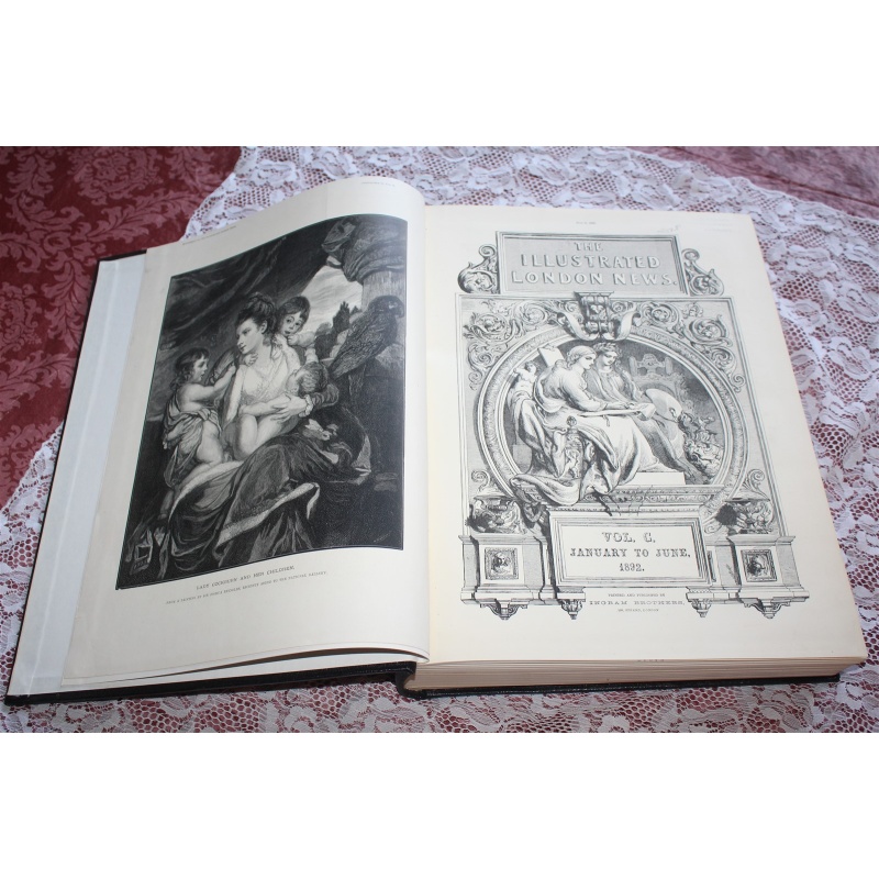 1892 JAN.- JUNE Illustrated London News Bound Volume 100