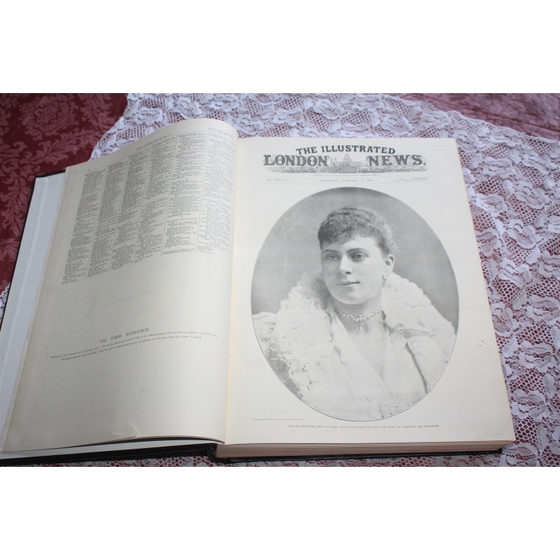 1892 JAN.- JUNE Illustrated London News Bound Volume 100