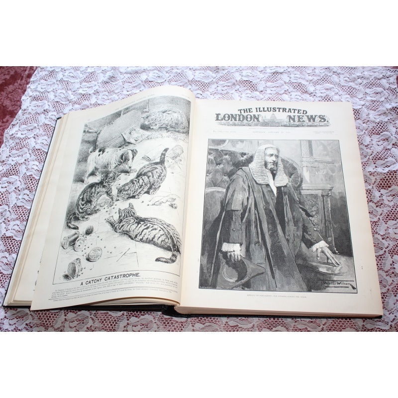 1891 JAN. - JUNE Illustrated London News Bound Volume 98