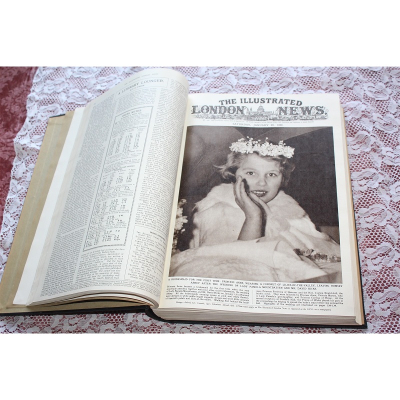 1960 JAN -JUNE Illustrated London News Bound Volume 236