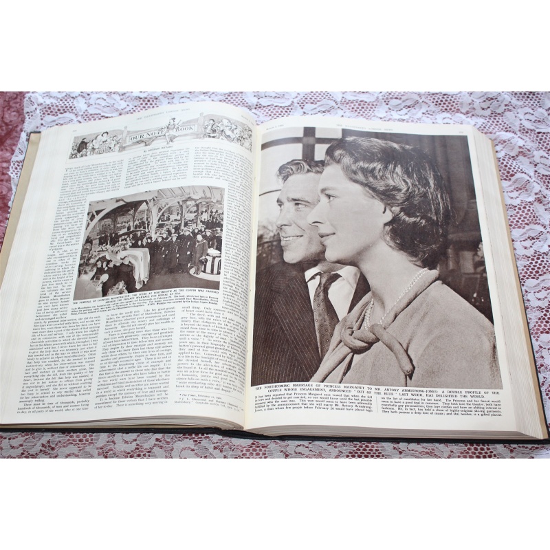 1960 JAN -JUNE Illustrated London News Bound Volume 236