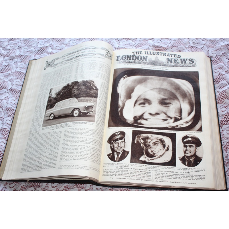 1962 JULY - DEC. Illustrated London News Bound Volume 241