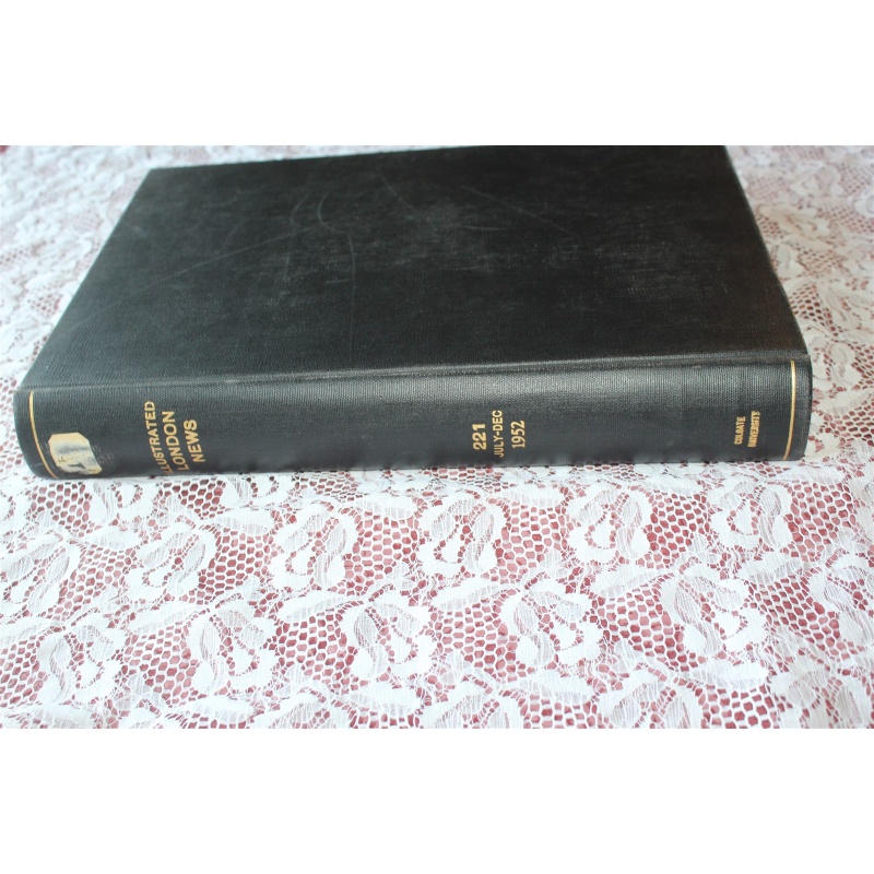1952 JULY - DEC. Illustrated London News Bound Volume 221
