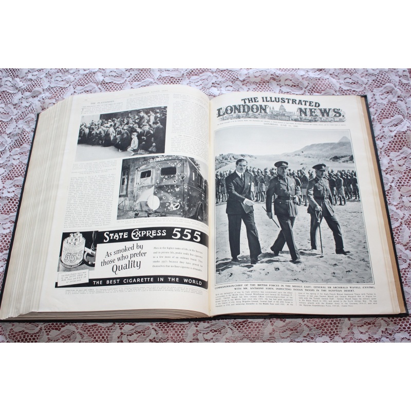 1940 JAN - JUNE ILLUSTRATED LONDON NEWS VOLUME 196