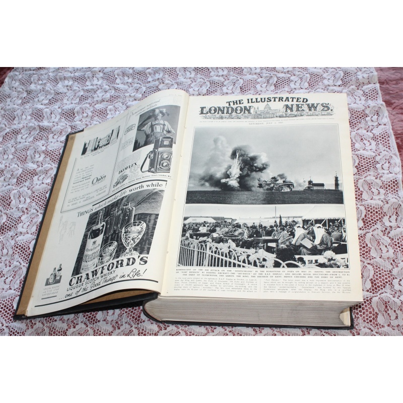1937 JULY - DEC. ILLUSTRATED LONDON NEWS VOL. 191