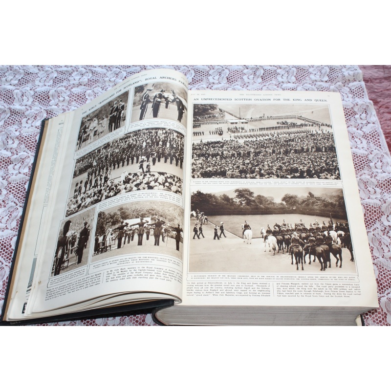 1937 JULY - DEC. ILLUSTRATED LONDON NEWS VOL. 191