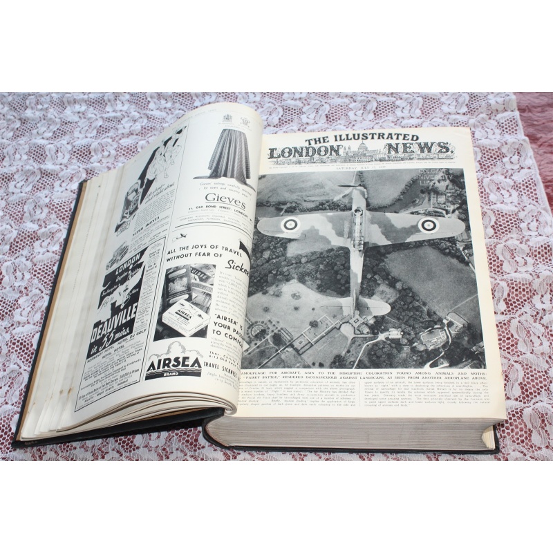 1937 JULY - DEC. ILLUSTRATED LONDON NEWS VOL. 191