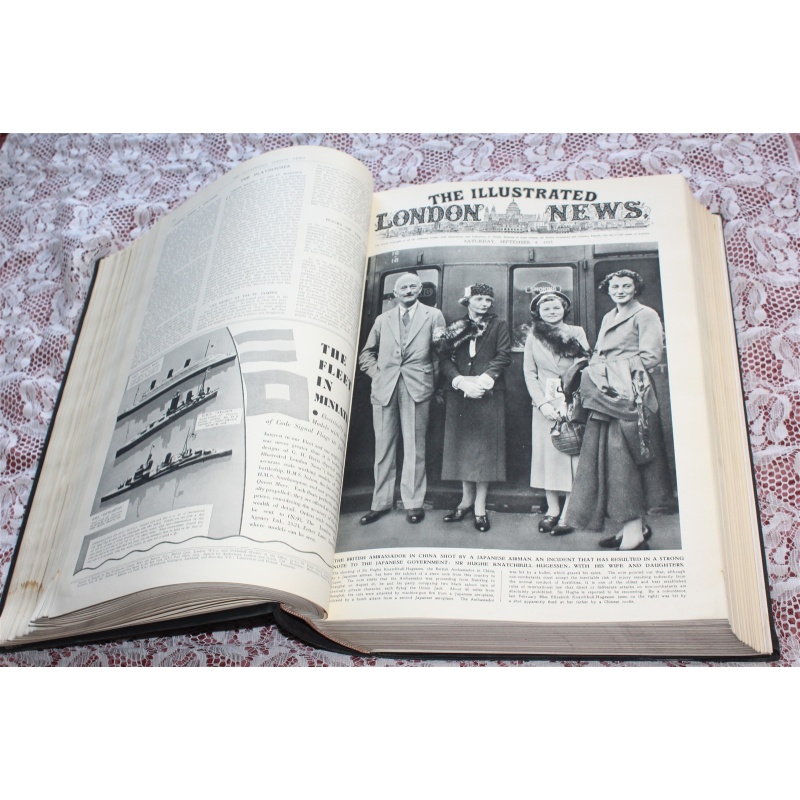 1937 JULY - DEC. ILLUSTRATED LONDON NEWS VOL. 191
