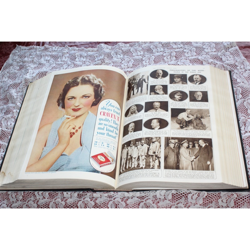 1937 JULY - DEC. ILLUSTRATED LONDON NEWS VOL. 191