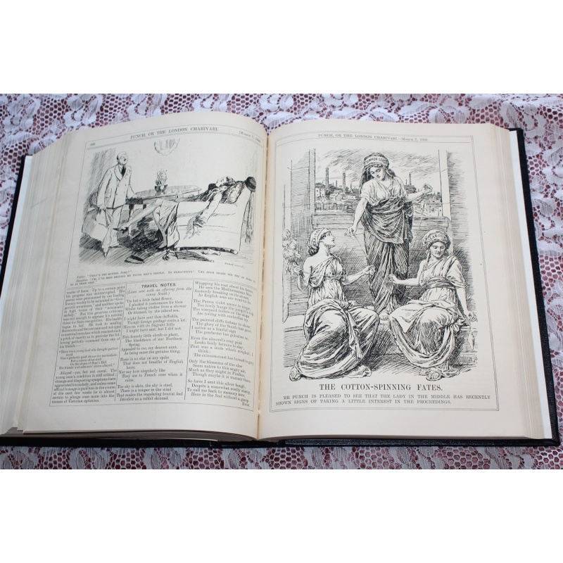 1928 JAN - MARCH Punch Magazine Bound Compilation Volume 174