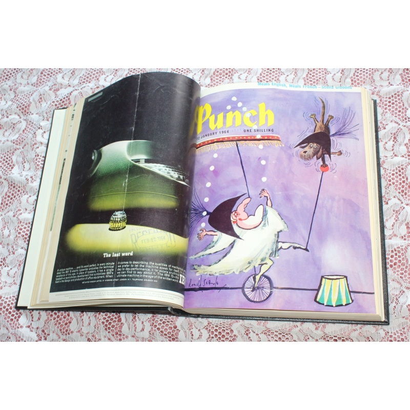 1964 NOS. 6434-6446 Punch Magazine Bound Compilation Volume 246