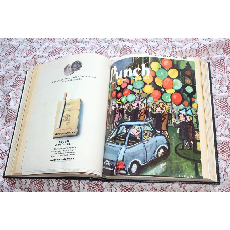 1964 NOS. 6434-6446 Punch Magazine Bound Compilation Volume 246