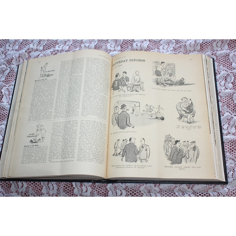 1964 NOS. 6434-6446 Punch Magazine Bound Compilation Volume 246