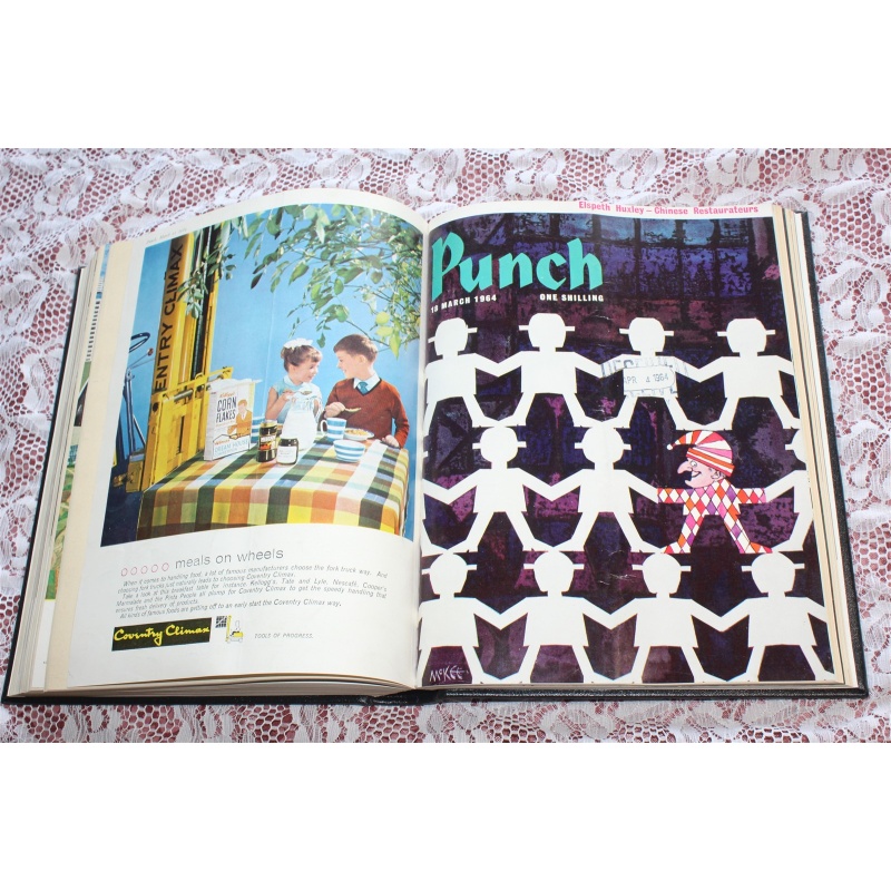 1964 NOS. 6434-6446 Punch Magazine Bound Compilation Volume 246