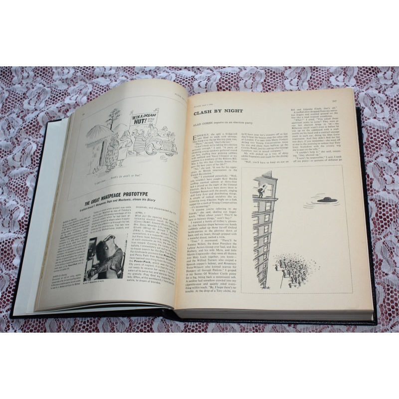 1966 NOS. 6552-6564 Punch Magazine Bound Compilation Volume 250