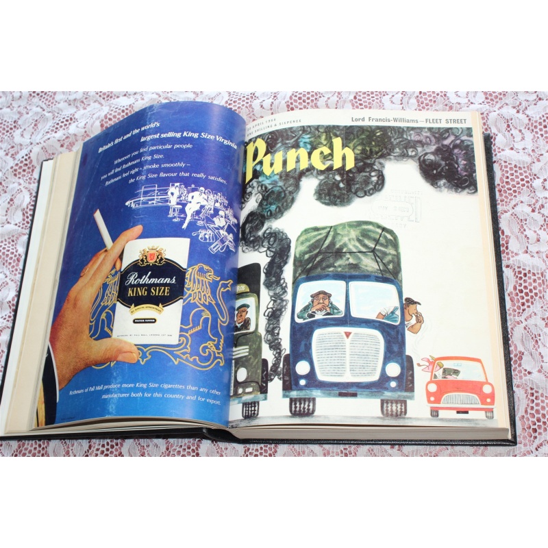 1966 NOS. 6552-6564 Punch Magazine Bound Compilation Volume 250