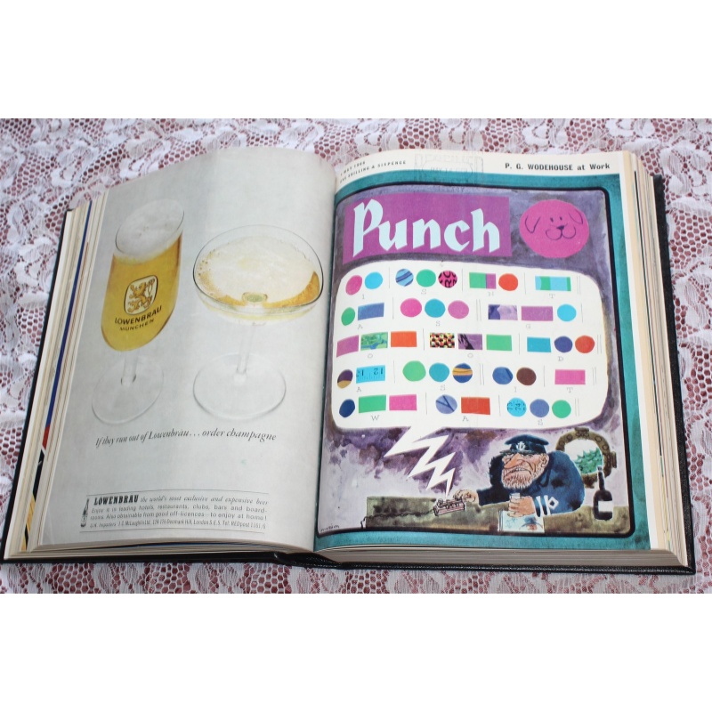 1966 NOS. 6552-6564 Punch Magazine Bound Compilation Volume 250