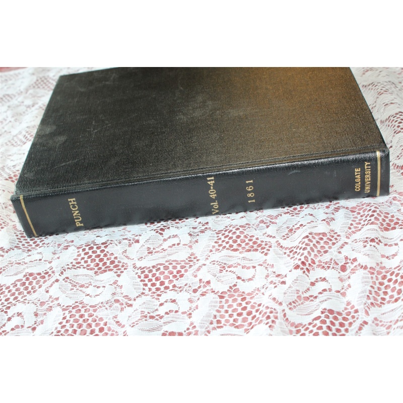 1861 Punch Magazine Bound Compilation Volume 40-41
