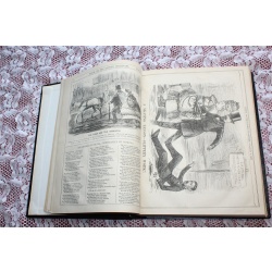 1861 Punch Magazine Bound Compilation Volume 40-41