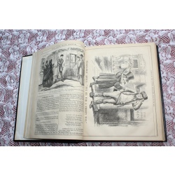 1861 Punch Magazine Bound Compilation Volume 40-41