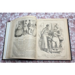 1861 Punch Magazine Bound Compilation Volume 40-41