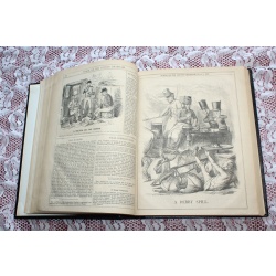 1861 Punch Magazine Bound Compilation Volume 40-41