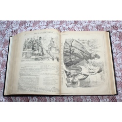 1861 Punch Magazine Bound Compilation Volume 40-41