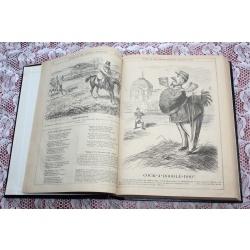 1858 Punch Magazine Bound Compilation Volume 34-35