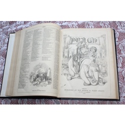 1858 Punch Magazine Bound Compilation Volume 34-35