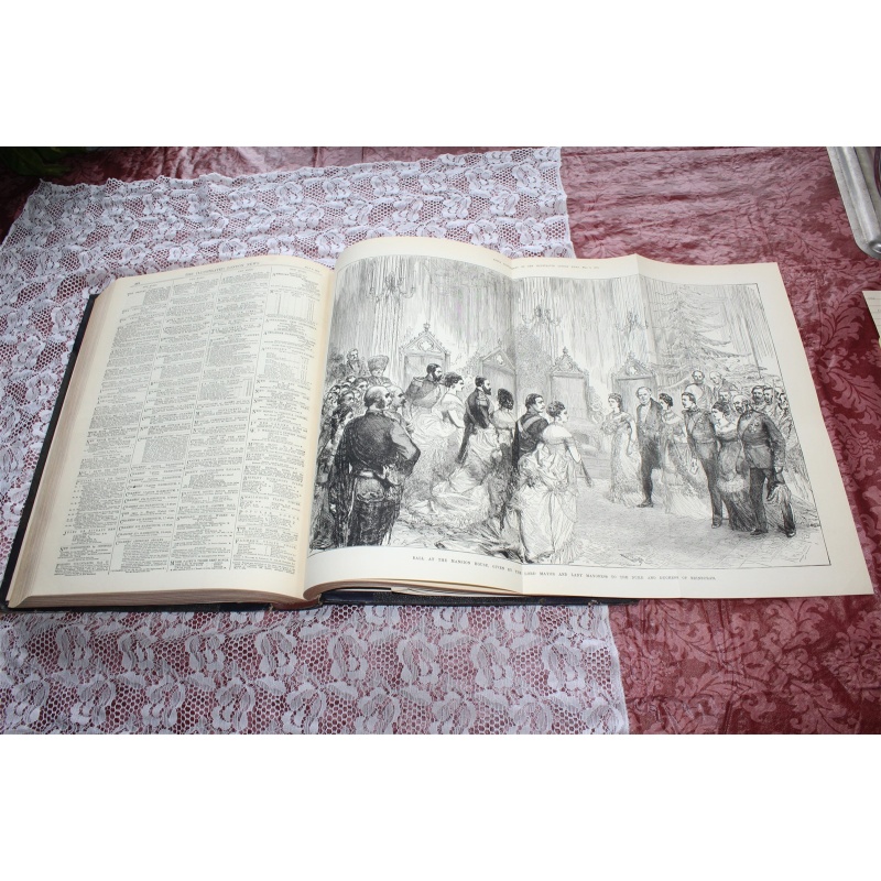 1874 JAN- JUNE Illustrated London News Bound Volume LXIV