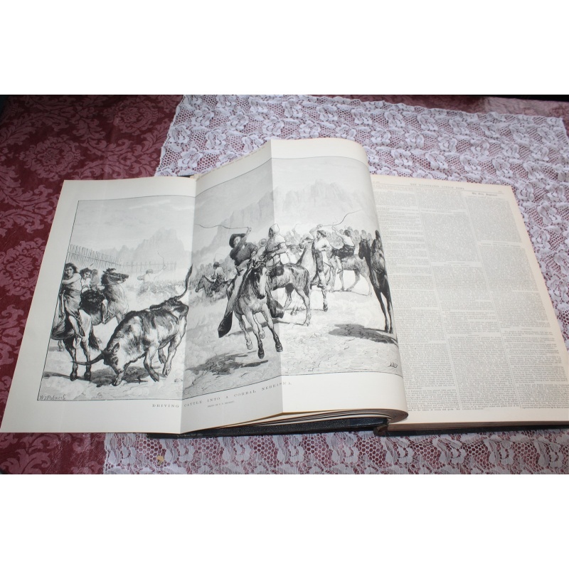 1875 JULY - DEC. Illustrated London News Bound Volume LXVII