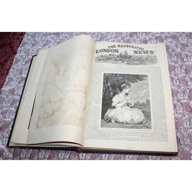 1864 JAN. JUNE Illustrated London News Bound Volume XLIV