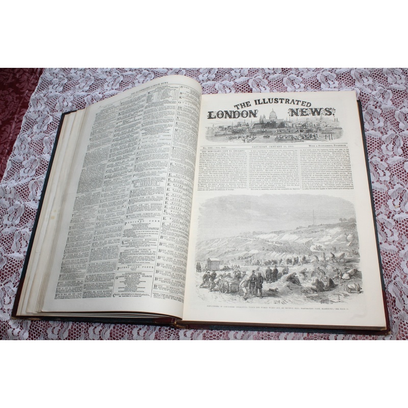 1864 JAN. JUNE Illustrated London News Bound Volume XLIV