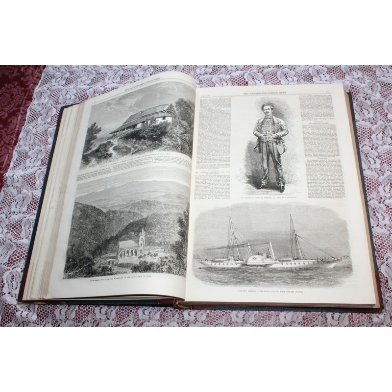 1864 JAN. JUNE Illustrated London News Bound Volume XLIV