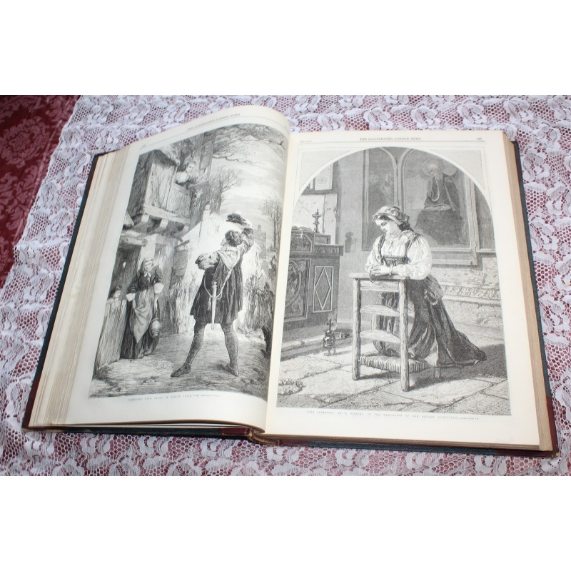 1864 JAN. JUNE Illustrated London News Bound Volume XLIV