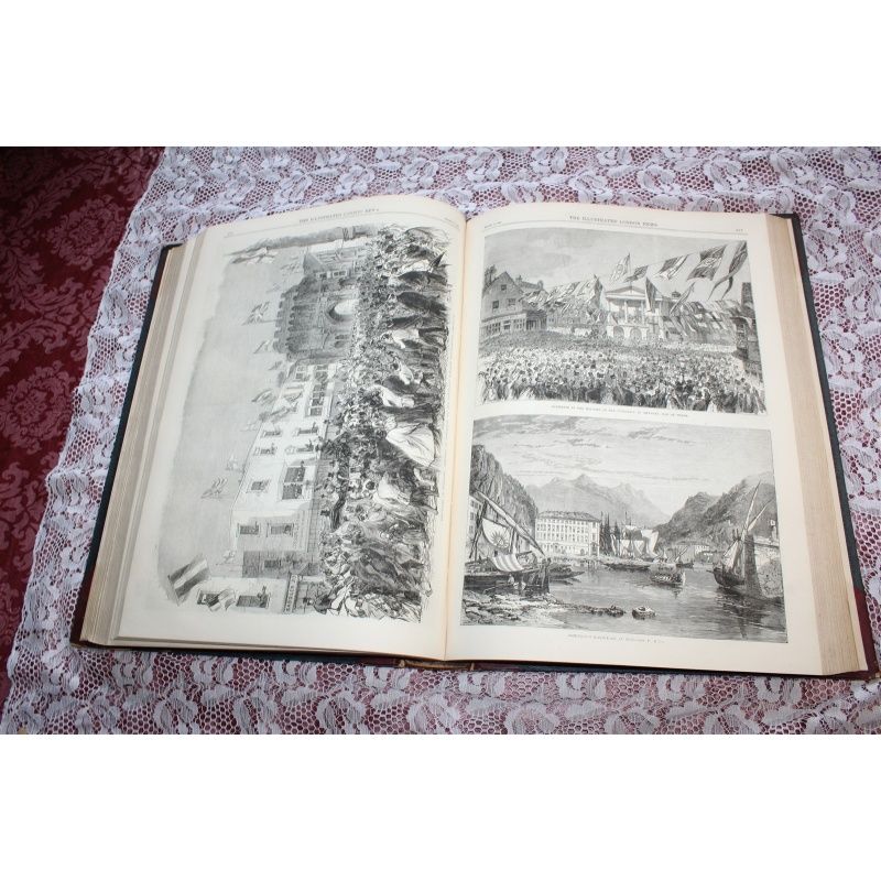 1864 JAN. JUNE Illustrated London News Bound Volume XLIV
