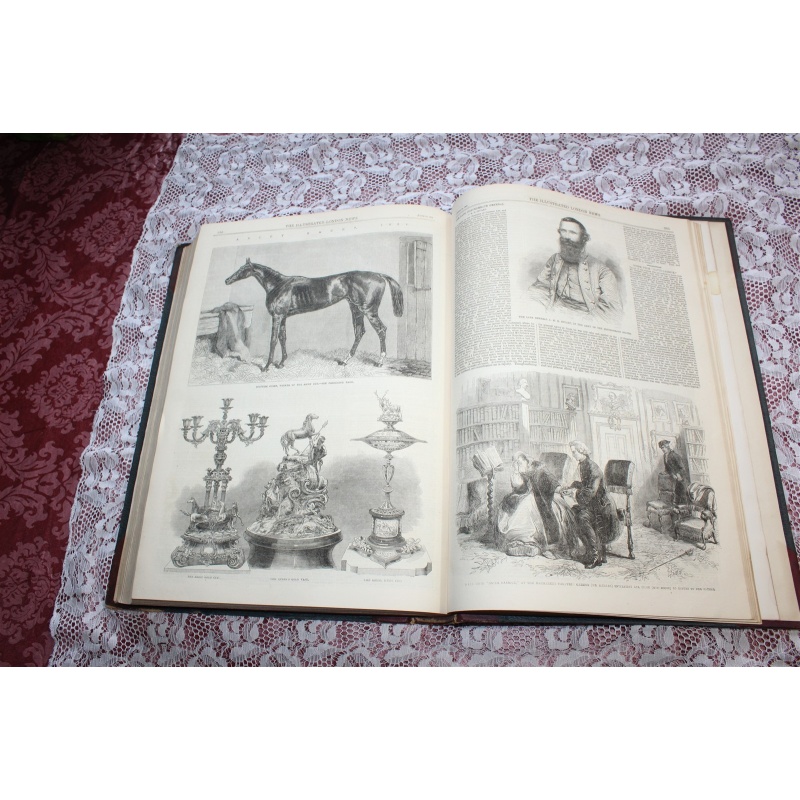 1864 JAN. JUNE Illustrated London News Bound Volume XLIV