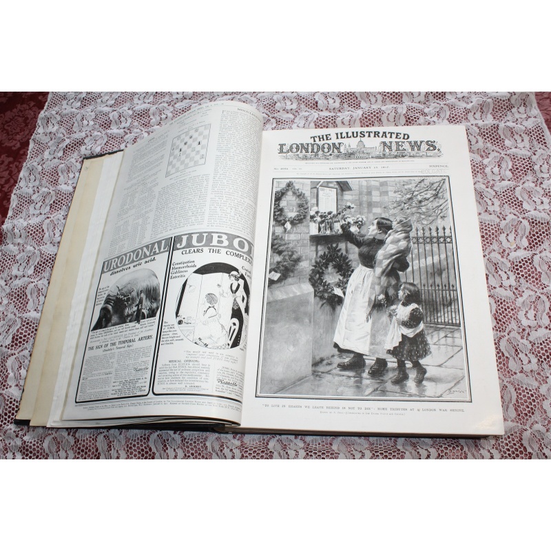 1917 JAN. - JULY Illustrated London News Bound Volume CL