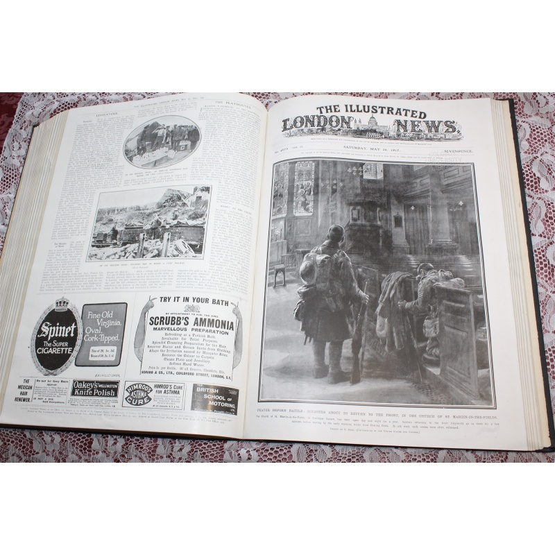 1917 JAN. - JULY Illustrated London News Bound Volume CL